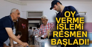 Oy verme işlemi başladı