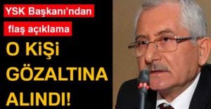 YSK Başkanı Güven: 'Mükerrer oy kullanan kişi gözaltına alındı'