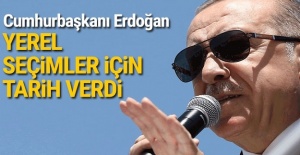 Cumhurbaşkanı Erdoğan seçim için tarih verdi