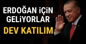 Erdoğan için geliyorlar! Dev katılım...