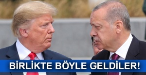 Birlikte böyle geldiler!