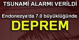 Endonezya'da şiddetli deprem!