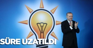 AK Parti'de Süre Uzatıldı