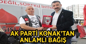 AK Parti Konak'tan Anlamlı Bağış