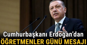 Cumhurbaşkanı Erdoğan'dan 'Öğretmenler Günü' mesajı