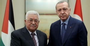 Cumhurbaşkanı Erdoğan, Filistin Devlet Başkanı Abbas'la telefonda görüştü
