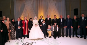 Cumhurbaşkanı Erdoğan, nikah şahidi oldu