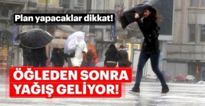Meteoroloji'den Son Dakika Yağış Uyarısı!