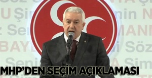 MHP'den Seçim Açıklaması