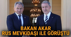 Bakan Akar Rus Mevkidaşı İle Görüştü