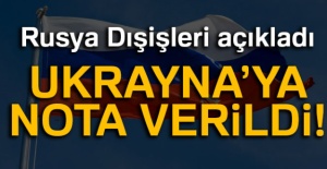 Rusya'dan Ukrayna'ya nota!