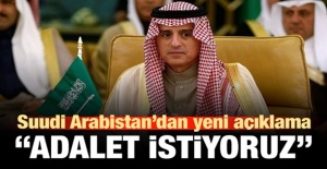 Suudi Arabistan'dan Adalet Mesajı