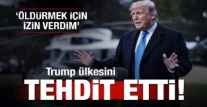 Trump Yine Ülkesini Tehdit Etti!