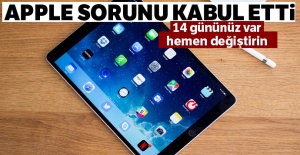 Apple sorunu kabul etti! Hemen değiştirin
