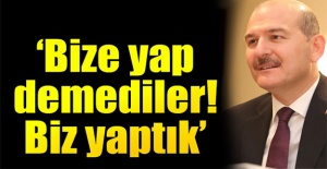 Bakan Soylu: ABD beslediği adamlarla bizi yıldırabileceğini düşündü