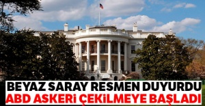 Beyaz Saray resmen duyurdu: ABD Askeri Çekilmeye Başladı!