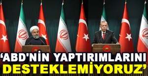 Cumhurbaşkanı Erdoğan: ABD'nin yaptırımlarını desteklemiyoruz