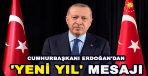Cumhurbaşkanı Erdoğan'dan 'yeni yıl' mesajı