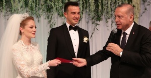 Cumhurbaşkanı Erdoğan nikah törenine katıldı