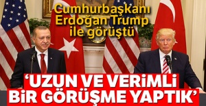 Cumhurbaşkanı Erdoğan Trump ile görüştü