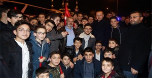 Cumhurbaşkanı Erdoğan'dan öğrencilere sürpriz