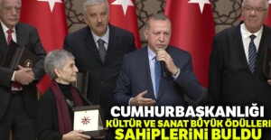 Cumhurbaşkanlığı Kültür ve Sanat Büyük Ödülleri sahiplerini buldu!