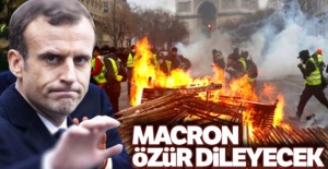 Macron özür dileyecek