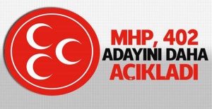 MHP 402 belediye başkan adayını açıkladı