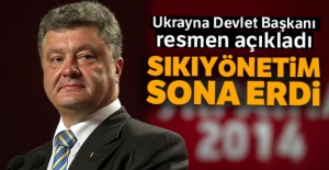 Ukrayna Devlet Başkanı resmen açıkladı: 'Sıkıyönetim sona erdi'