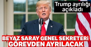Trump ayrılığı açıkladı