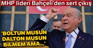 Bahçeli'den sert çıkış!