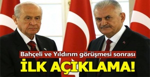 Bahçeli-Yıldırım görüşmesi sonrası açıklamalar