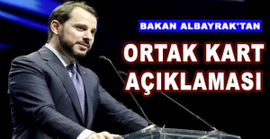 Bakan Albayrak'tan ortak kart açıklaması