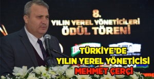 Başkan Çerçi ödülünü aldı