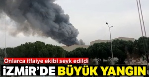 İzmir'de büyük yangın