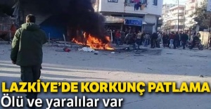 Lazikye'de korkunç patlama... Ölü ve yaralılar var