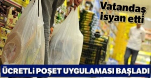 Marketlerde ücretli poşet uygulaması başladı!
