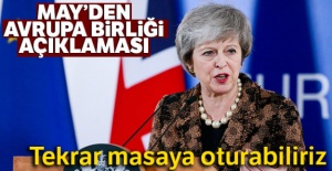 May'den Avrupa Birliği açıklaması
