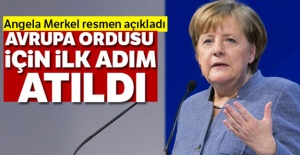 Merkel'den AB ordusu açıklaması
