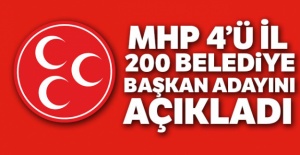 MHP Genel Merkezi 200 aday daha açıkladı