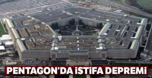 Pentagon'da istifa depremi