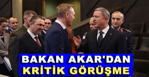 Bakan Akar'dan kritik görüşme