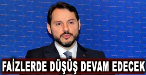 Bakan Albayrak: Faizlerde düşüş devam edecek