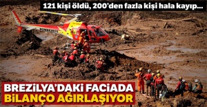 Brezilya'da yaşanan baraj faciasında ölü sayısı artıyor