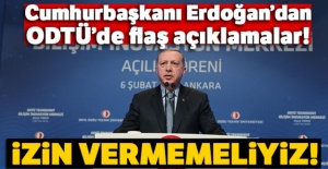Cumhurbaşkanı Erdoğan'dan önemli açıklamalar