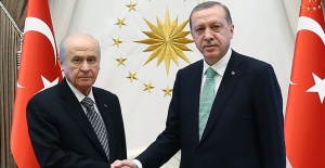 Cumhurbaşkanı Erdoğan, Devlet Bahçeli'yi kabul etti