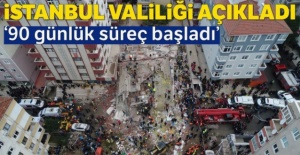 İstanbul Valiliği açıkladı: '90 günlük süreç başladı'