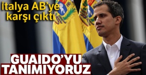 İtalya AB'ye karşı çıktı: 'Guaido'yu tanımıyoruz'