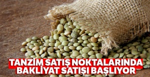 Tanzim satış noktalarında bakliyat satışı başlıyor