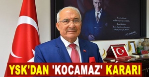 YSK'dan 'Kocamaz' kararı